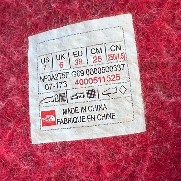 The North Face Alpenglow LV ThermaFelt Plus Insulated Winter Snow Boots Size 7 - Picture 9 of 12